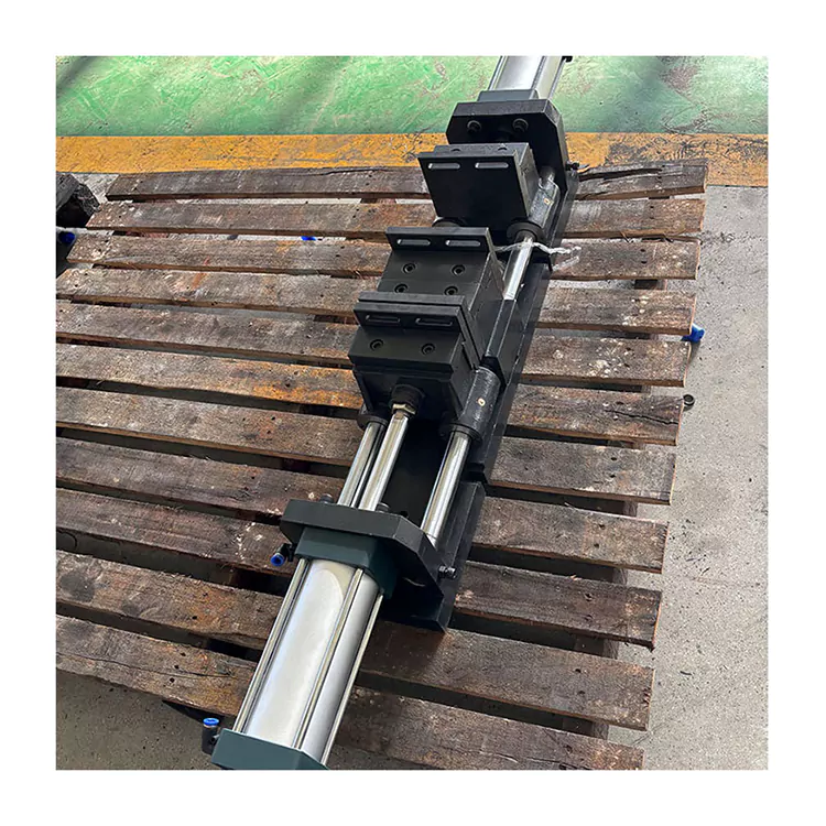 डबल सिंगल ओपन न्यूमेटिक फ्लैट वाइस